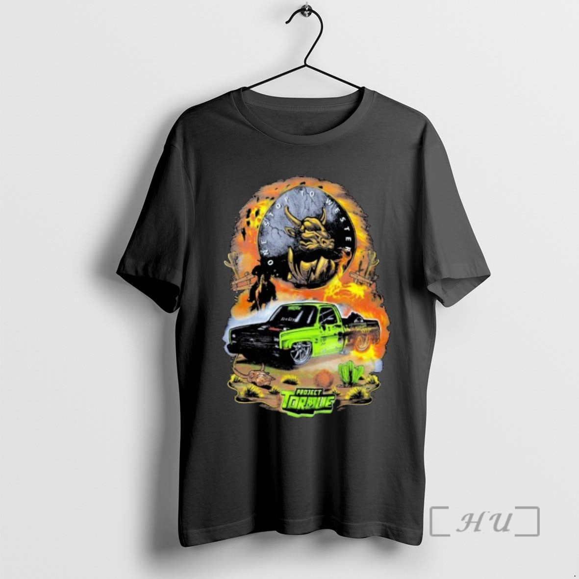 Officials Trending Project Torque Machine Western Burnout Tee Shirt Sweater