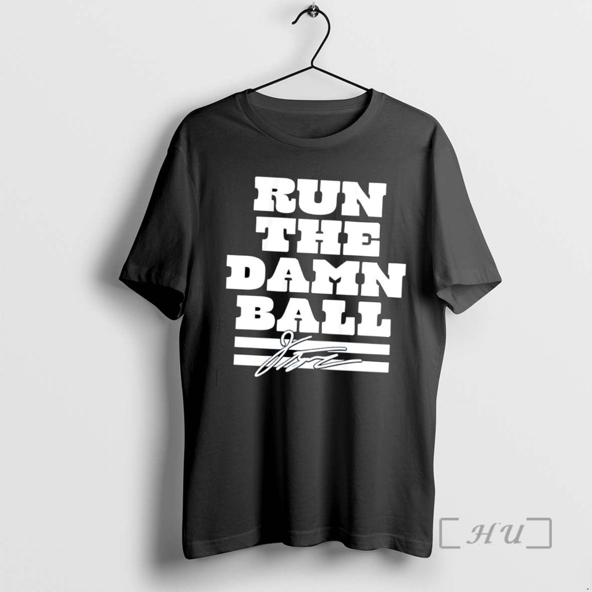 Officials Trending Run The Damn Ball Jonathan Taylor Indianapolis Colts Football Signature Tee Shirt Sweater