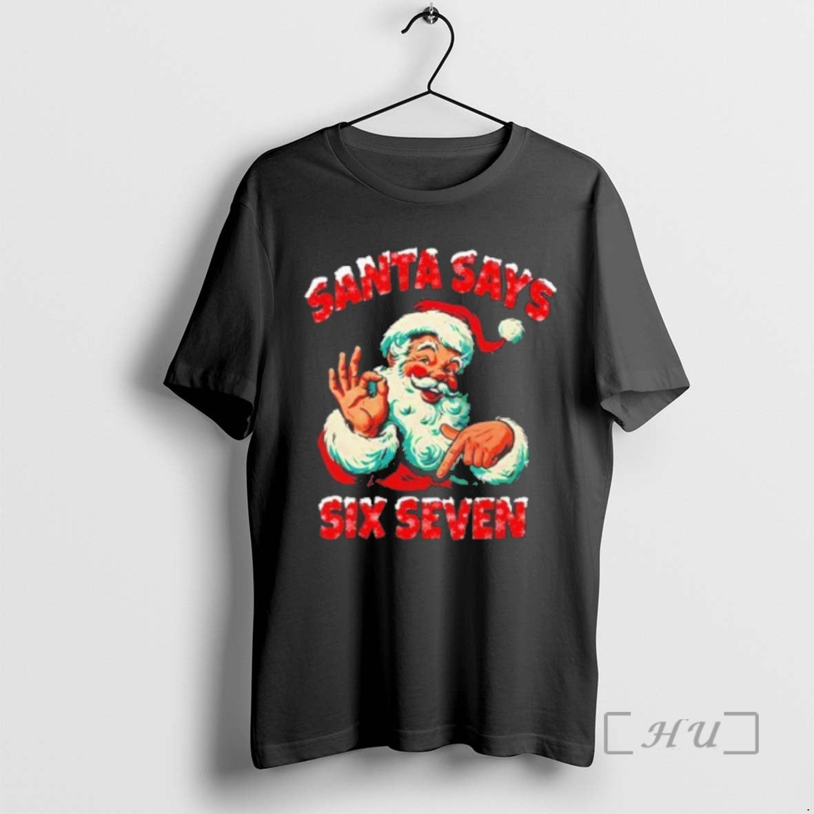 Officials Trending Santa Says Six Seven Funny Christmas Tee Shirt Sweater