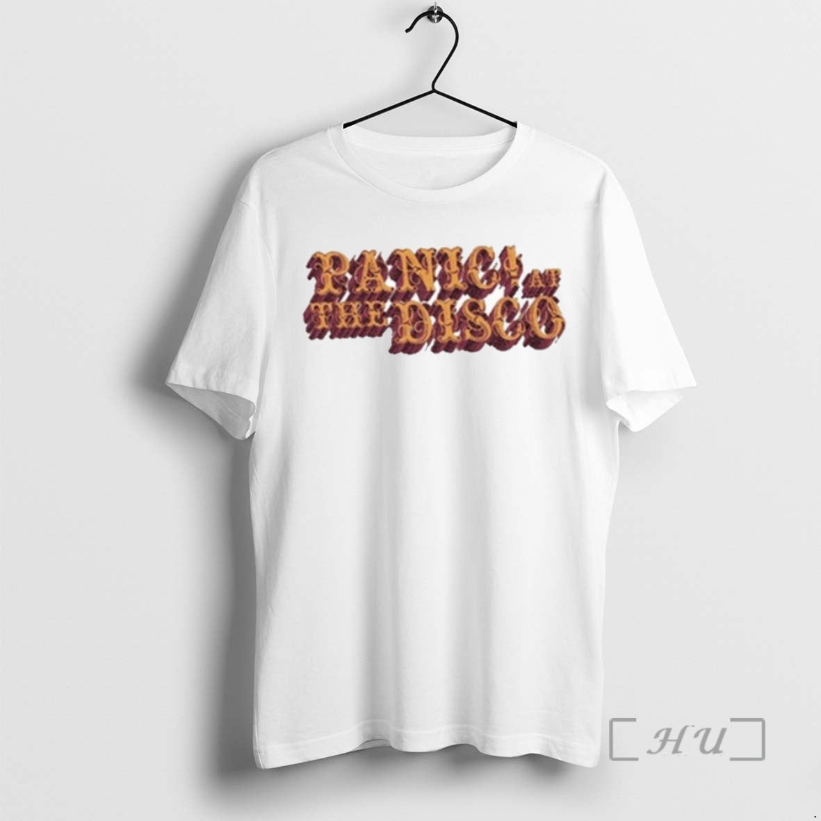 Officials Trending Panic At The Disco Ivory Logo Tee Shirt Sweater