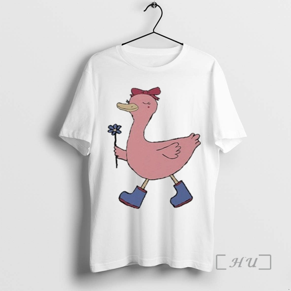 Officials Trending Pink Duck Olivia Krolczyk Tee Shirt Sweater