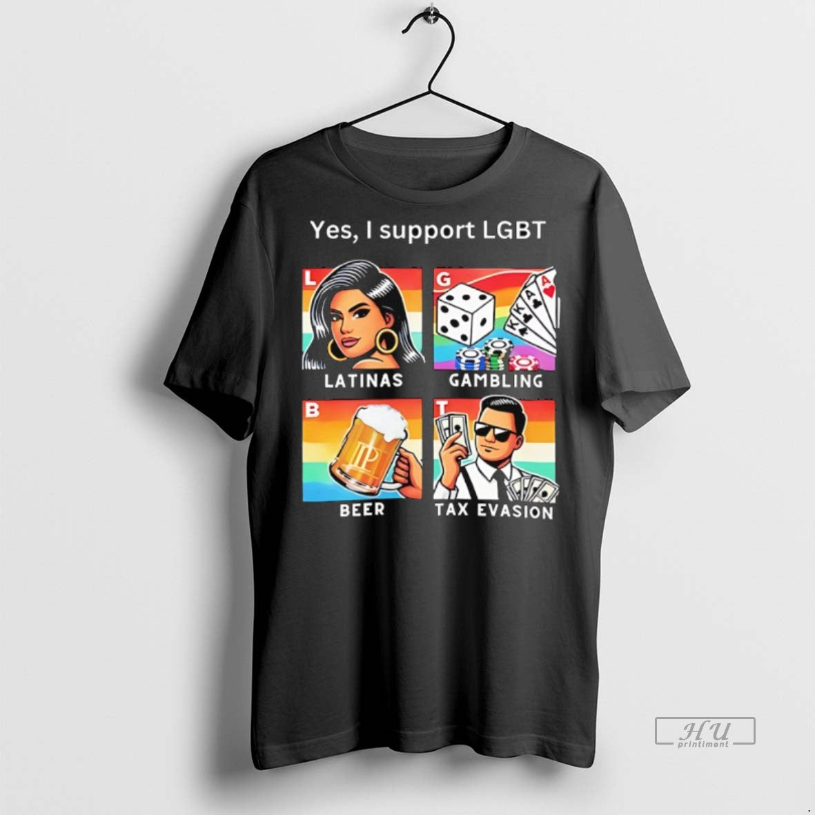 Officials Yes I Support Lgbt Latinas Gambling Beer Tax Evasion T Shirt Sweater