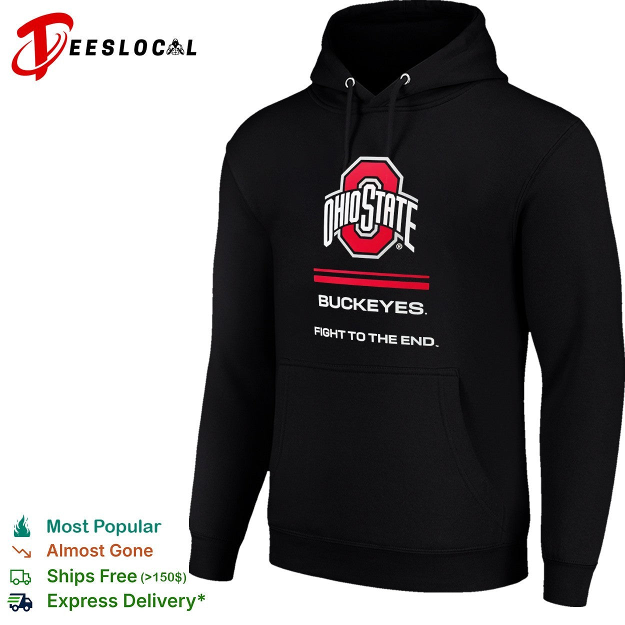 Ohio State Buckeyes Fight to the End Official Team shirt