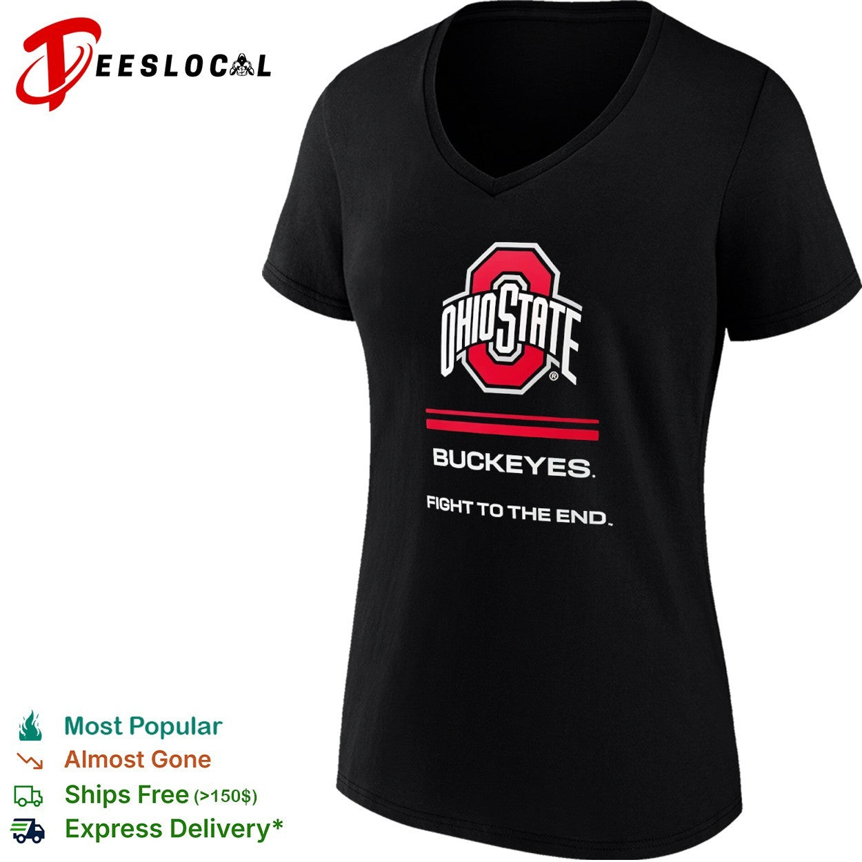 Ohio State Buckeyes Fight to the End Official Team shirt
