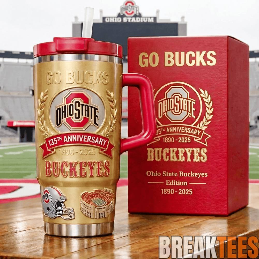 Ohio State Buckeyes Go Bucks 135th Anniversary YETI Tumbler