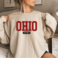 Ohio Vintage University Varsity Football Shirt Cotton Womenswear Football Fan T-Shirts