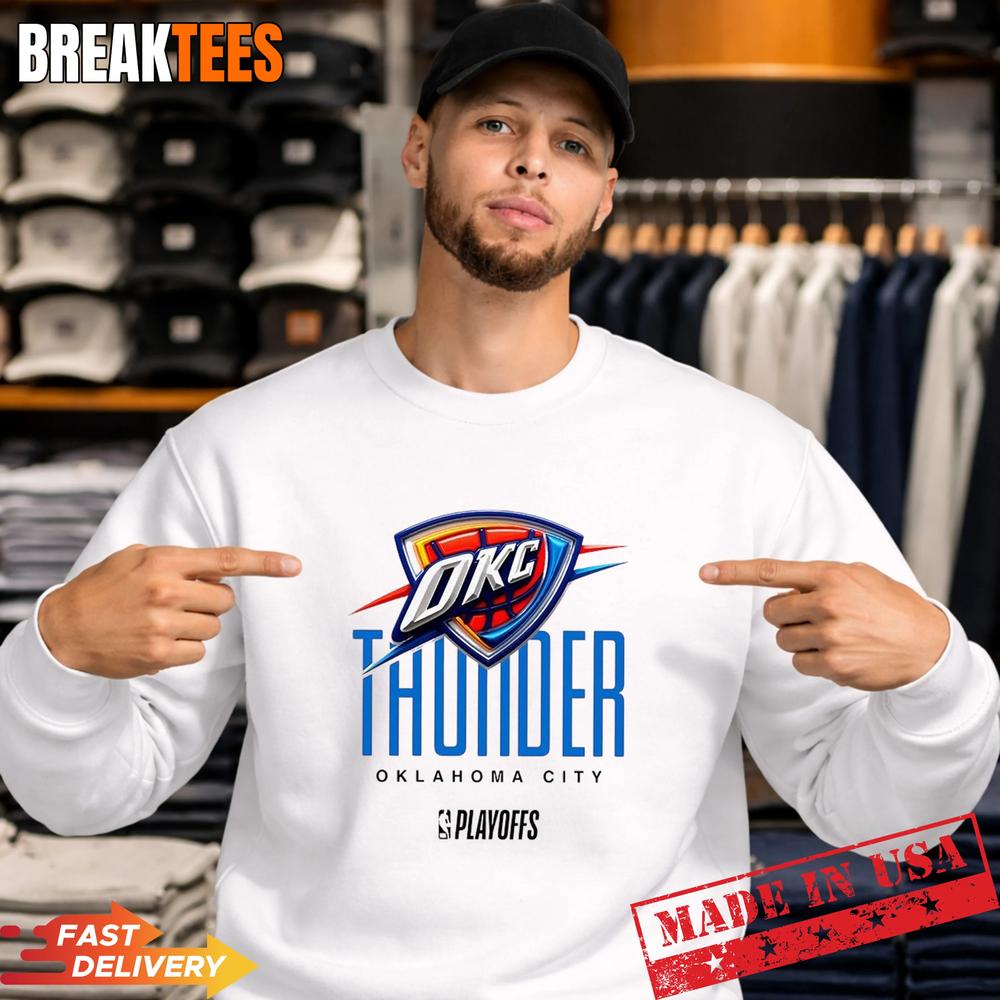 Oklahoma City Thunder NBA Playoff 2026 logo T-Shirt