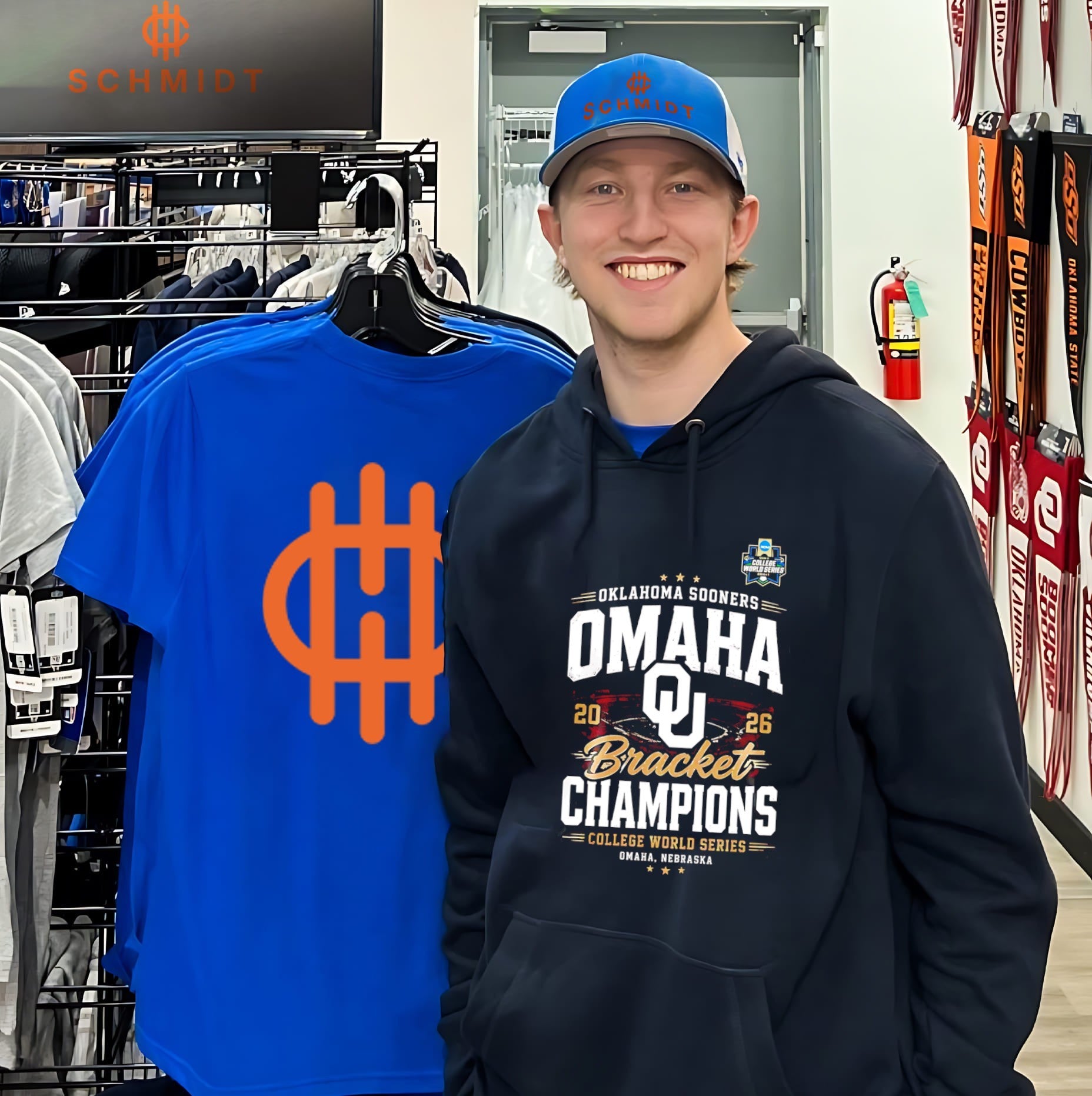 Oklahoma Sooners Baseball 2026 CWS OMAHA Bracket Champions shirt