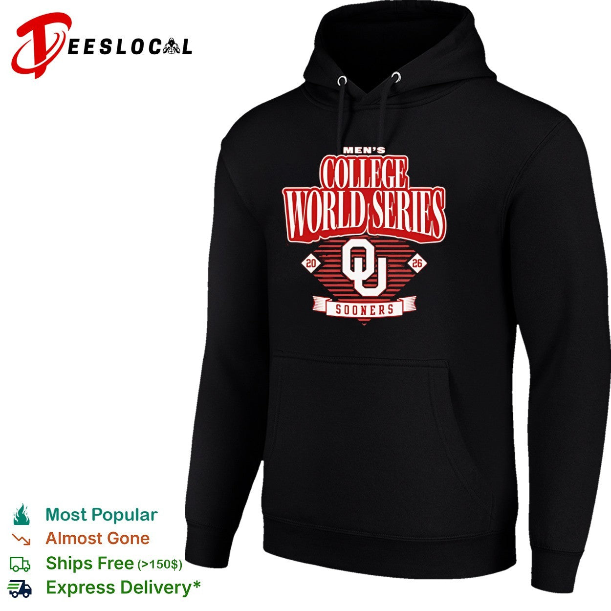 Oklahoma Sooners College World Series 2026 shirt