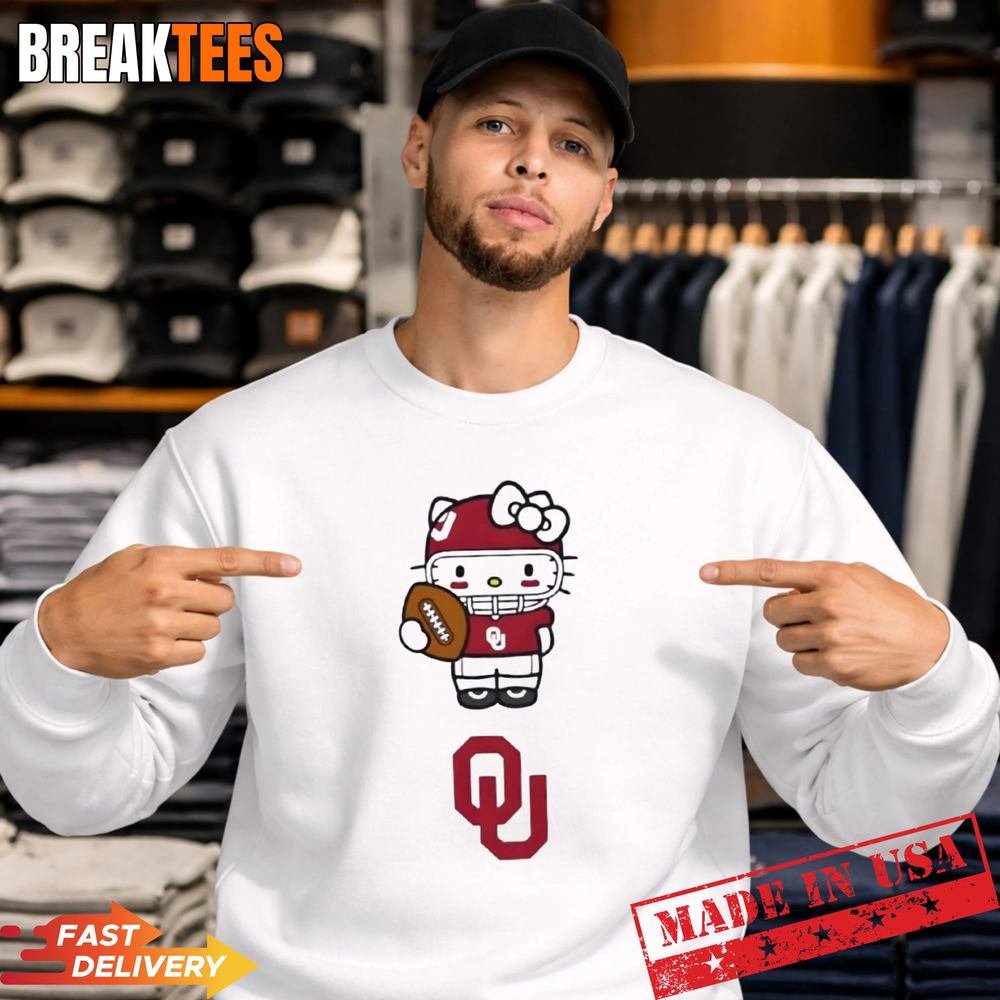 Oklahoma Sooners Football x Hello Kitty Anime T-Shirt