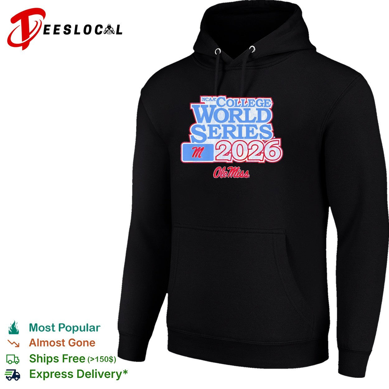 Ole Miss Rebels Baseball 2026 NCAA College World Series shirt