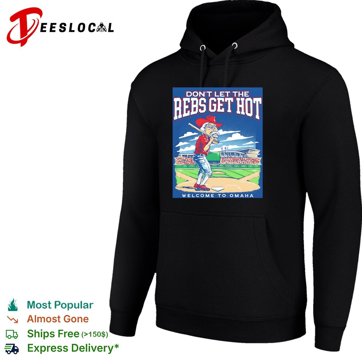 Ole Miss Rebels Don’t Let the Rebs Get Hot Welcome to Omaha College World Series shirt