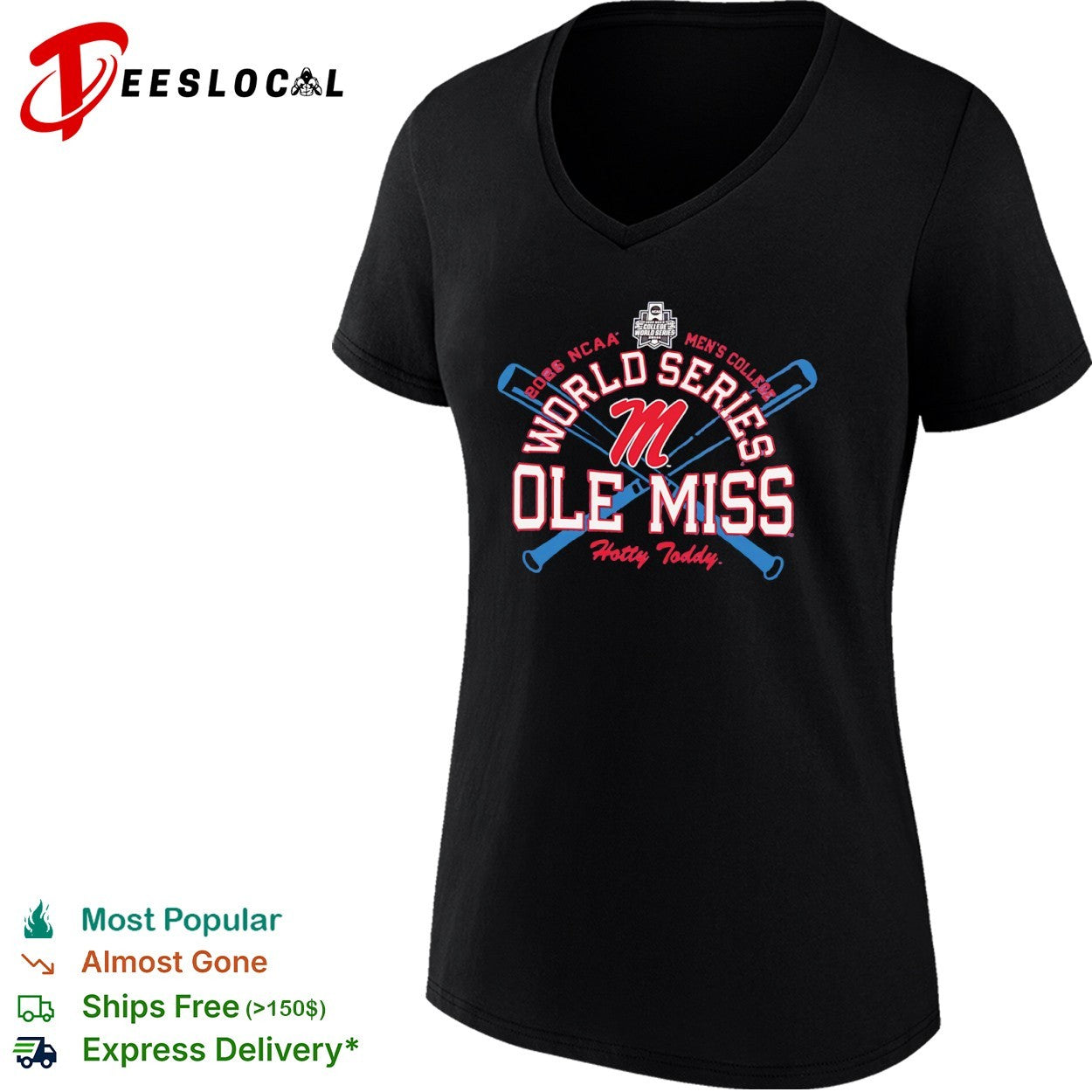 Ole Miss Rebels NCAA Men’s College World Series 2026 shirt