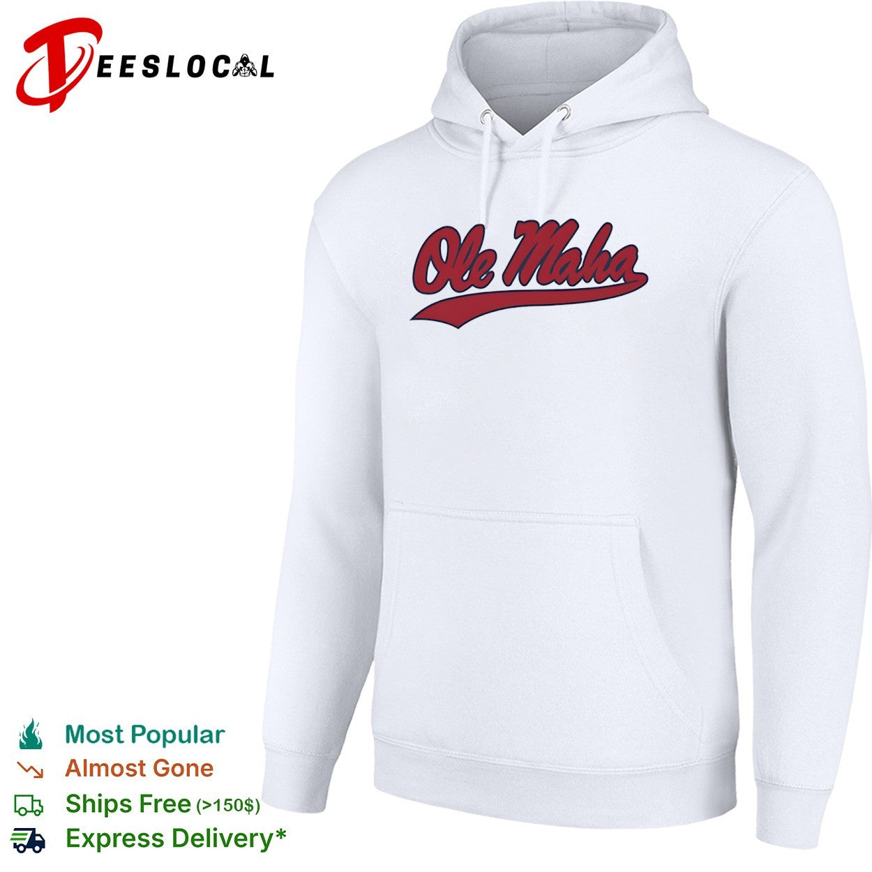 Ole Miss Rebels Ole Maha script shirt