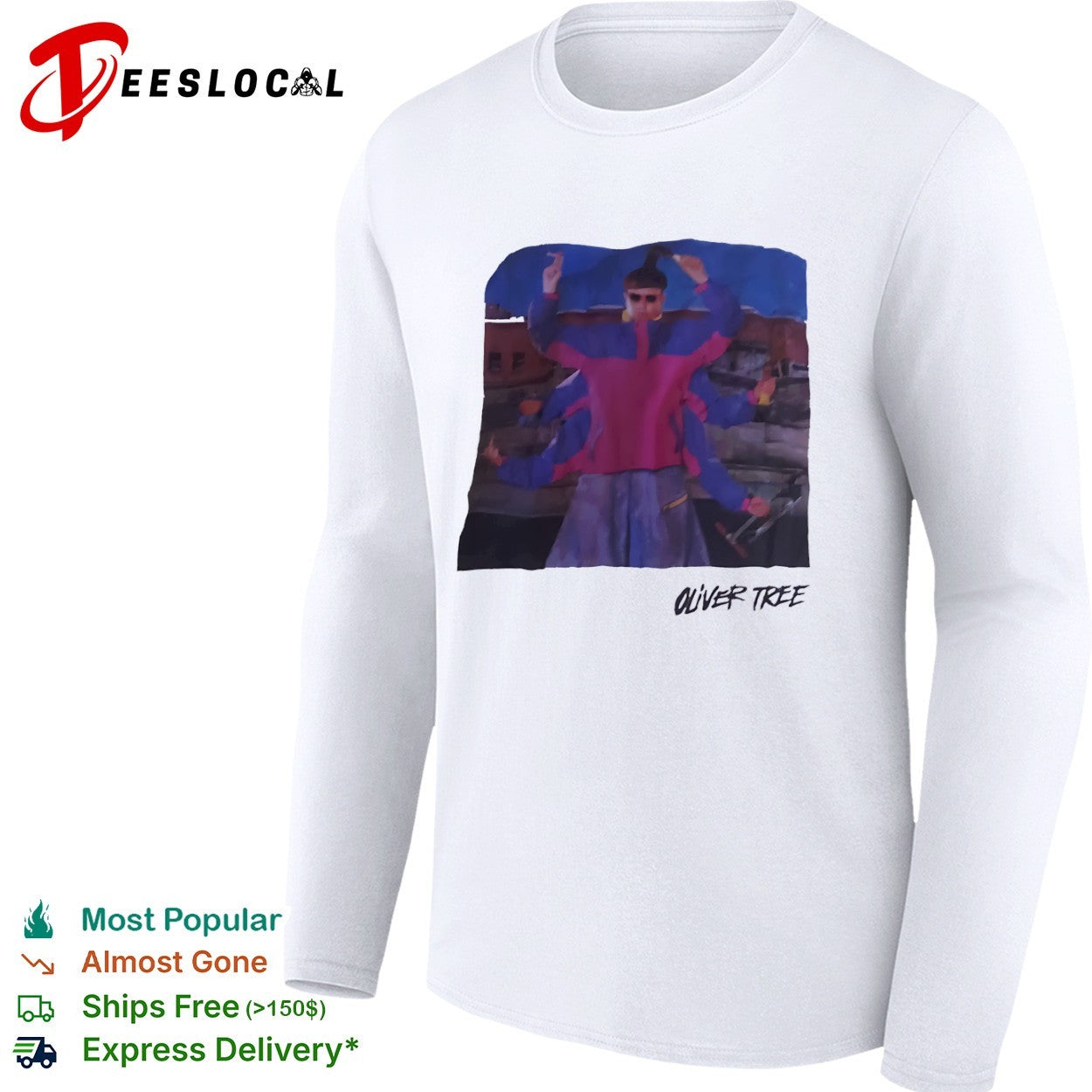 Oliver Tree multi armed deity shirt