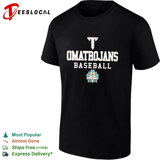 Omatrojans Troy Trojans Baseball 2024 Men’s College World Series Omaha shirt