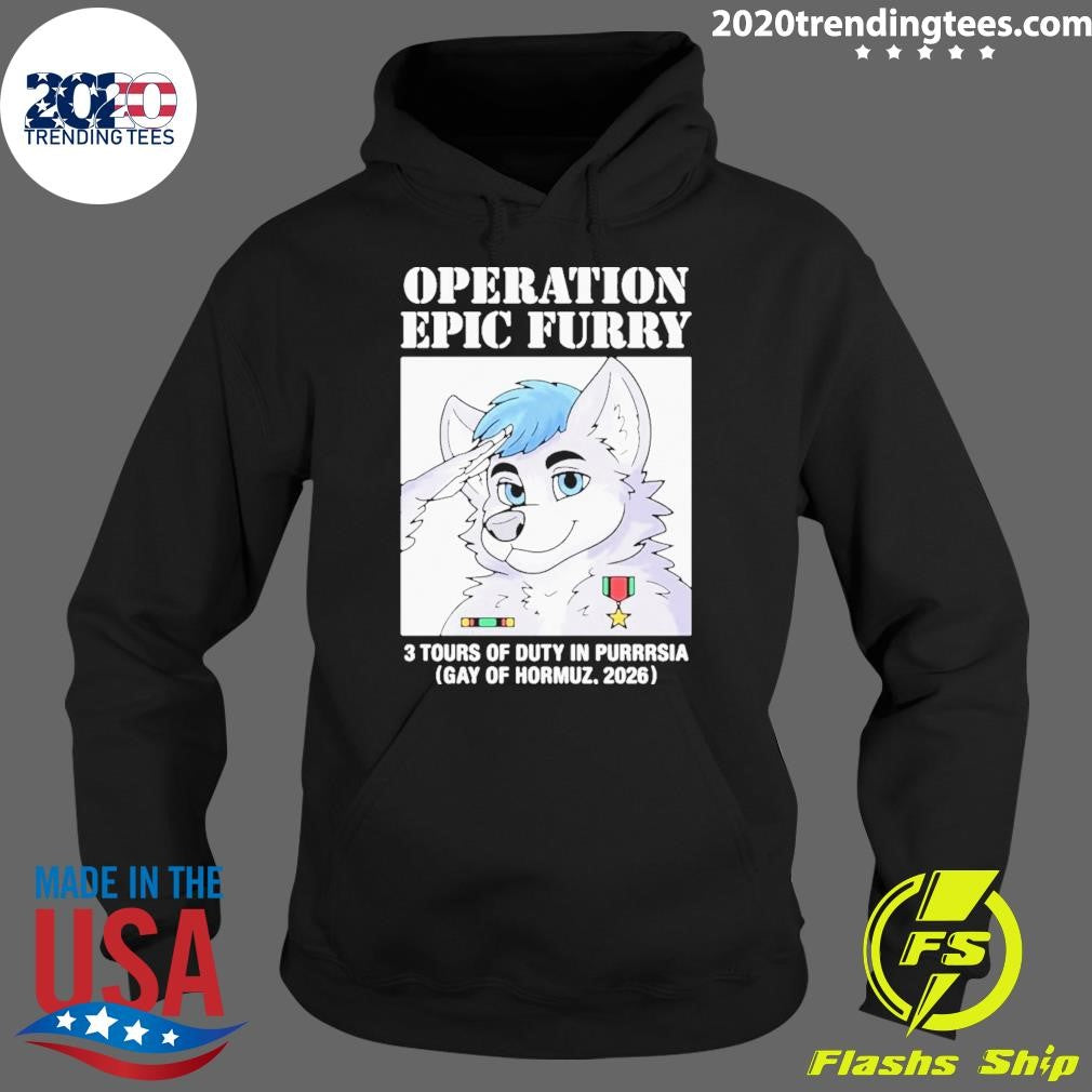 Operation Epic Furry 3 Tours Of Duty In Purrsia Gay Of Hormuz, 2026 Shirt