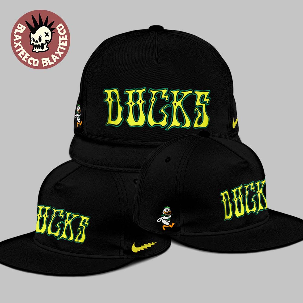 Oregon Ducks X Grateful Dead X Nike Grateful Duck Classic Cap Hat Snapback