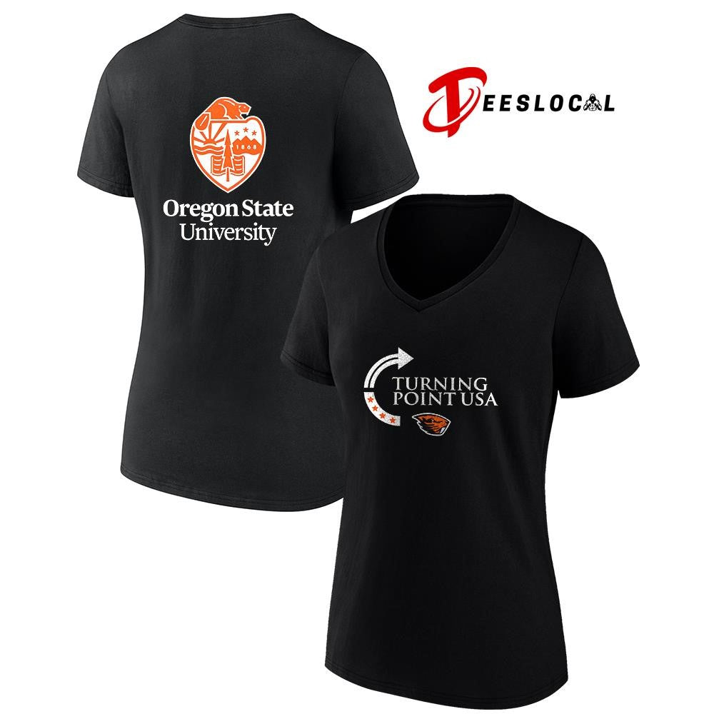 Oregon State Beavers x Oregon State university x Charlie Kirk turning point USA shirt