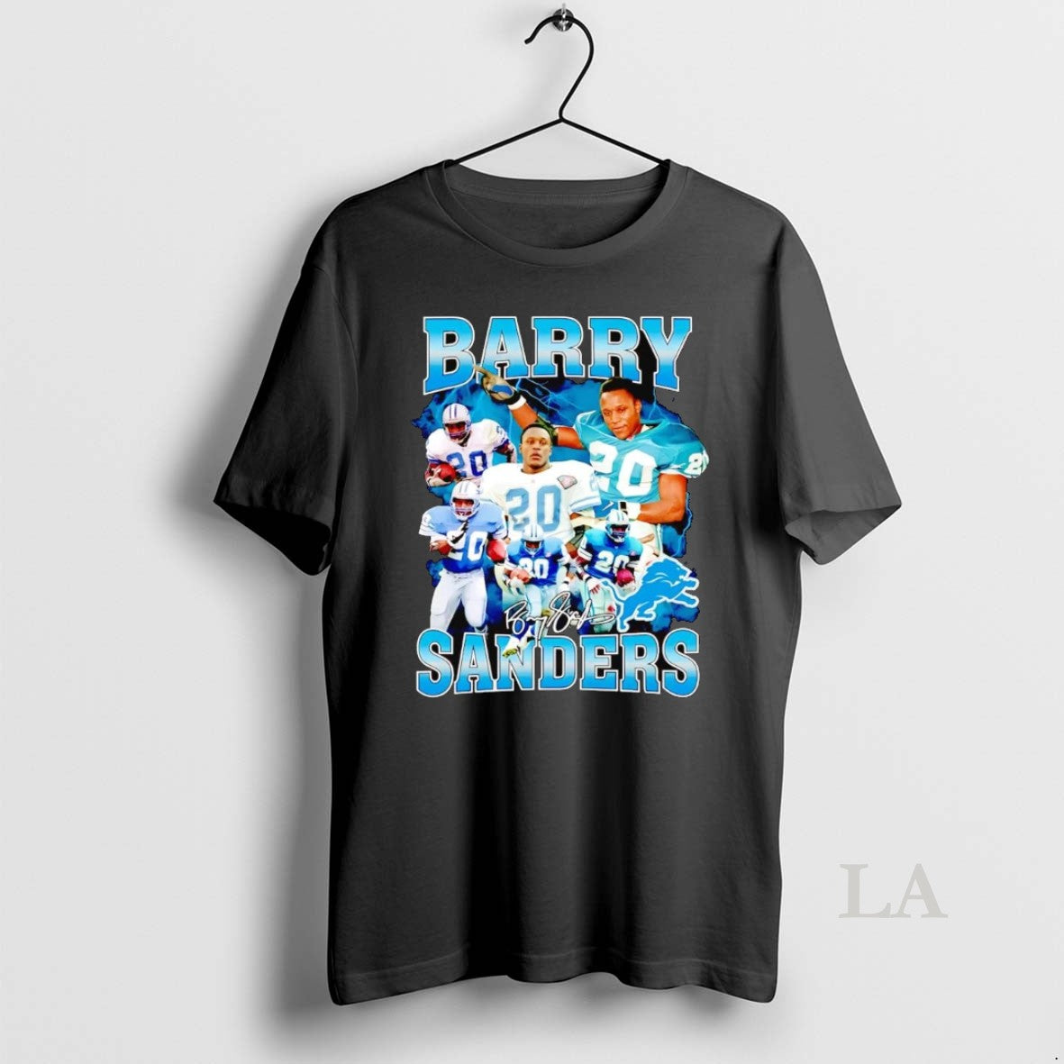 Original Barry Sanders Graphic Collage Detroit Lions