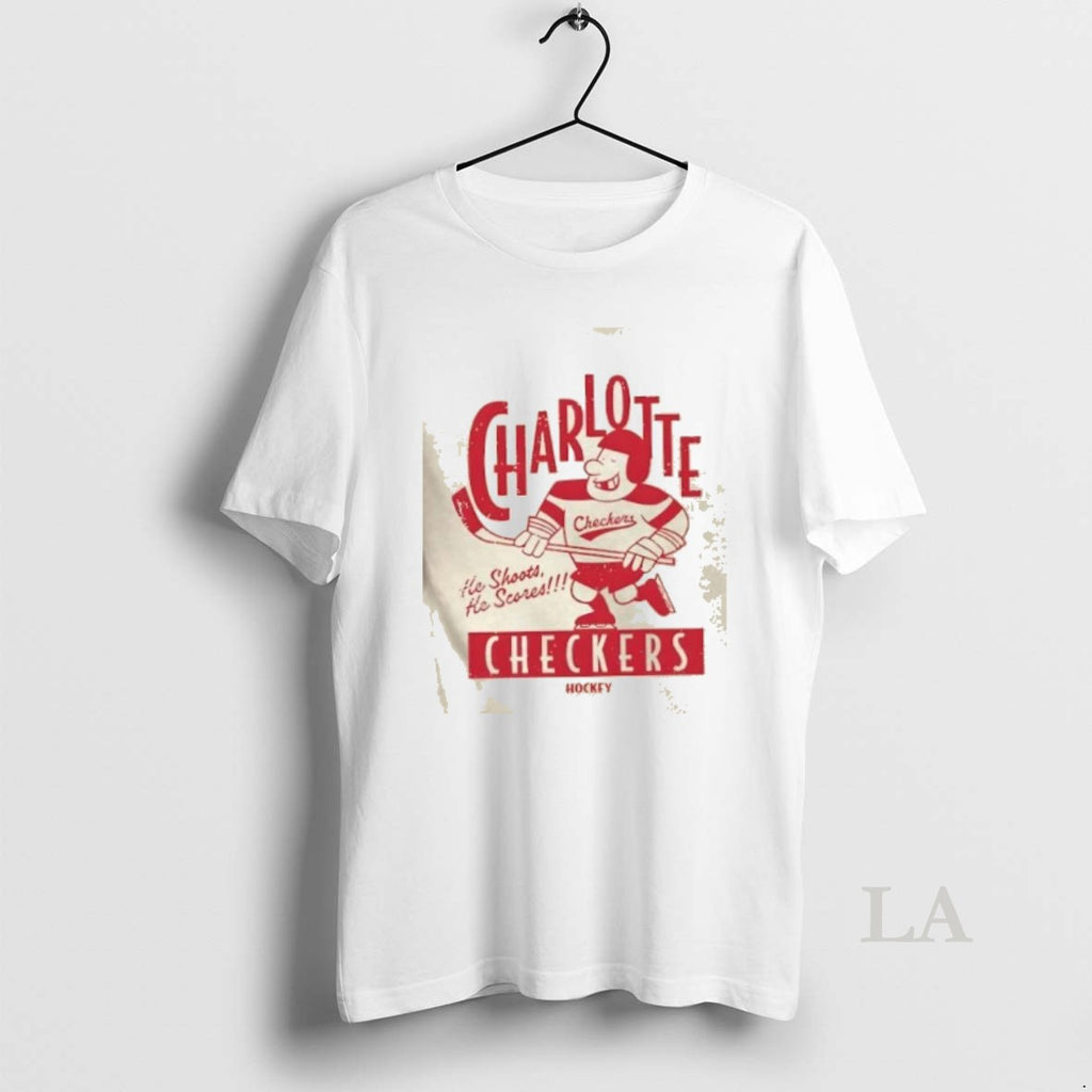 Original Charlotte Checkers Retro Player Hockey