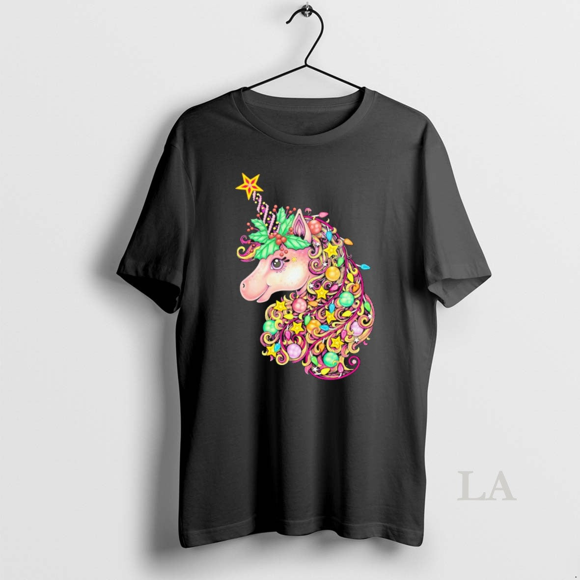 Original Colorful Lights Unicorn Christmas Magic Hair