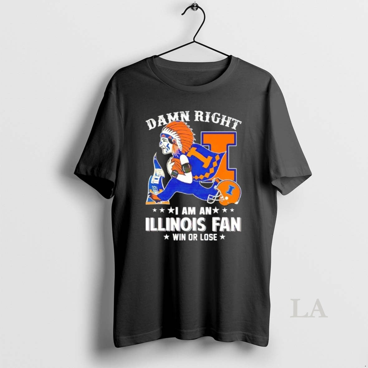 Original Damn Right I Am An Illinois Fighting Illini Fan Win Or Lose