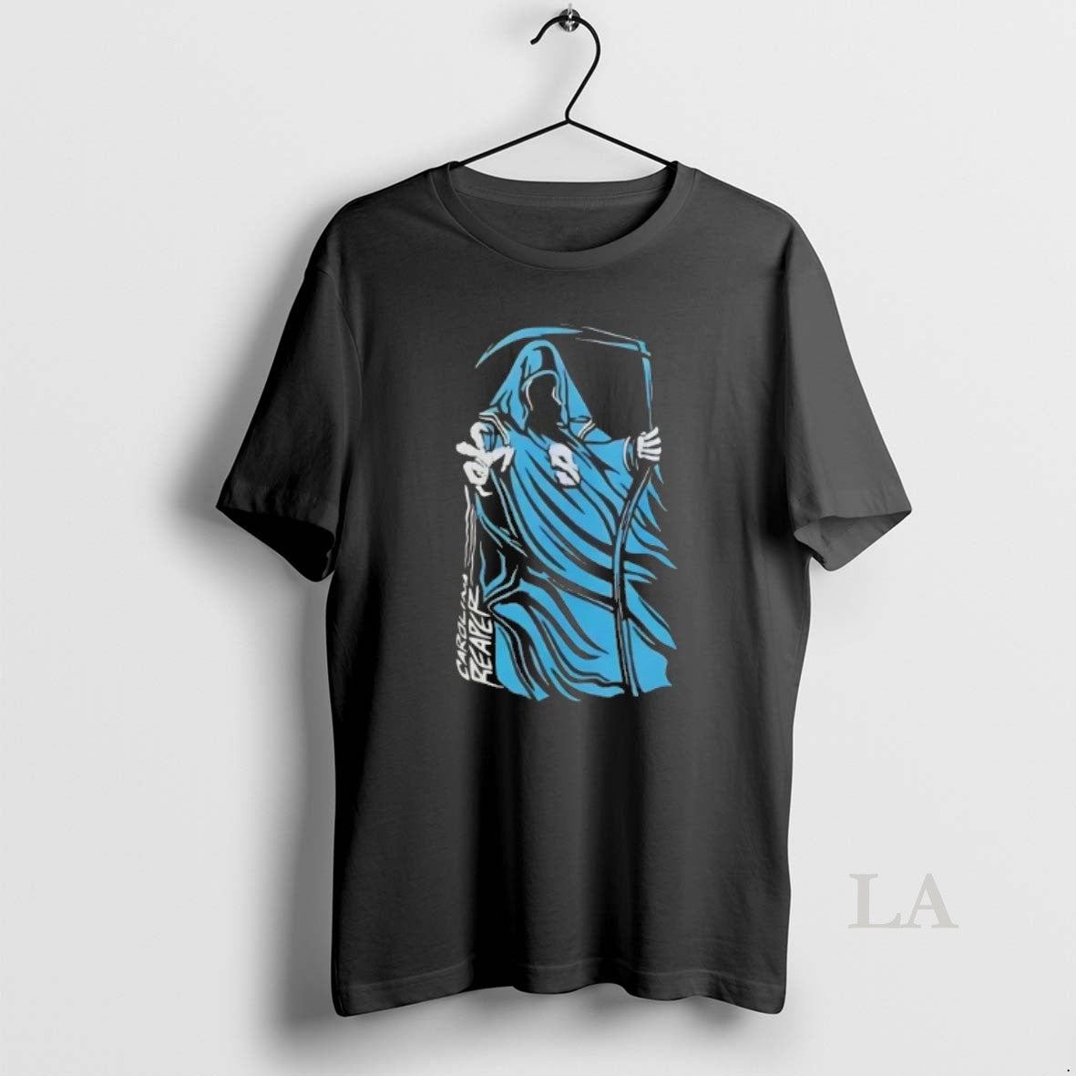 Original Daren Bates Wearing Carolina Panthers Reaper