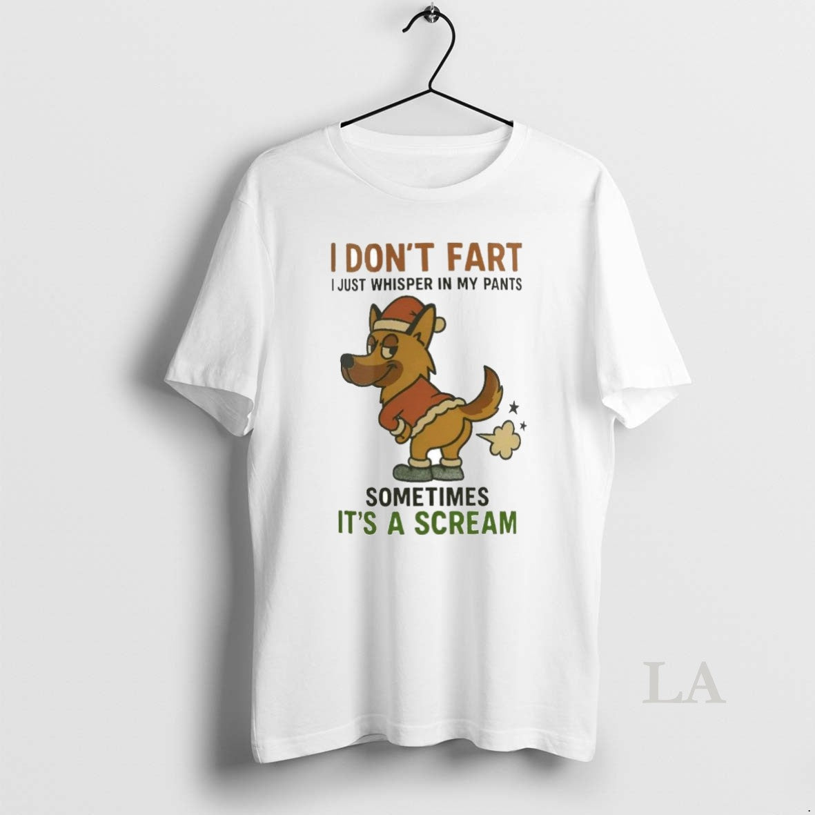 Original German Shepherd I Dont Fart Whisper In My Pants Its A Scream Christmas