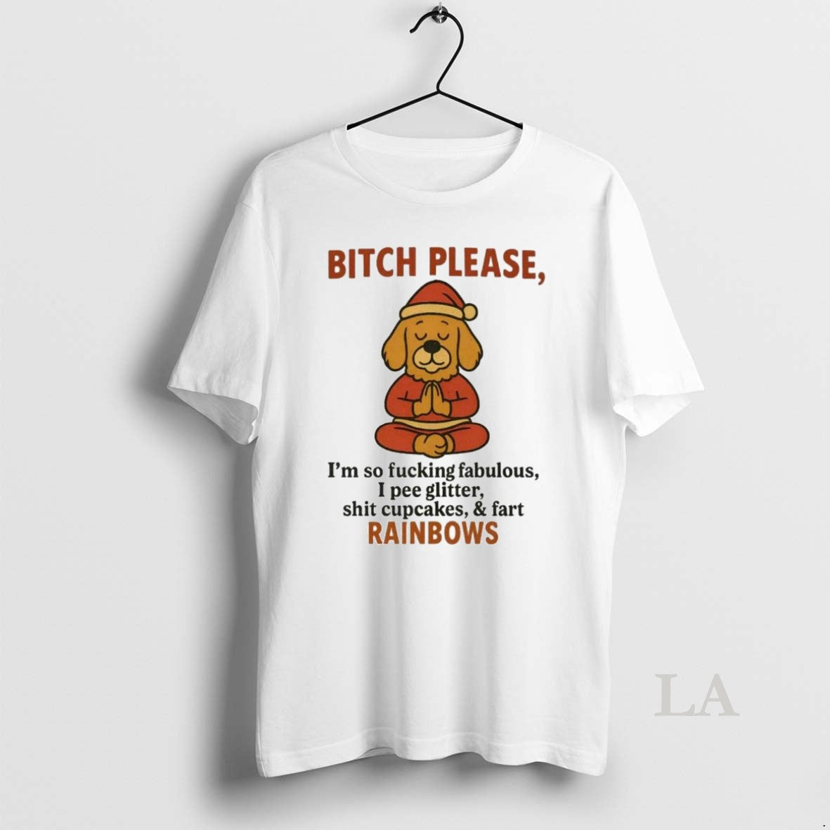 Original Golden Retriever Bitch Please Im So Fucking Fabulous Fart Rainbows Christmas