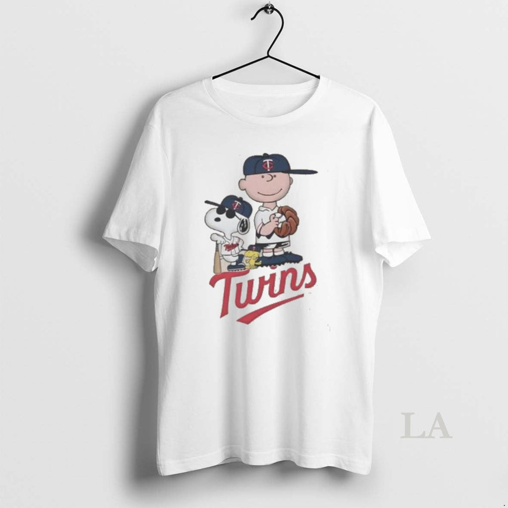 Original Good Peanuts Characters Minnesota Twins Washed