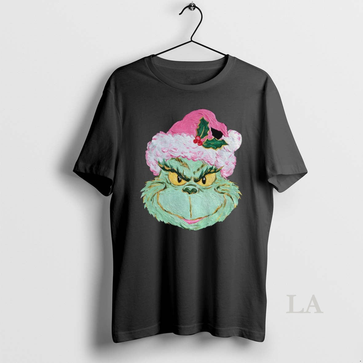 Original Grinch Brushstroke Christmas Green Monster Hand Painted Christmas