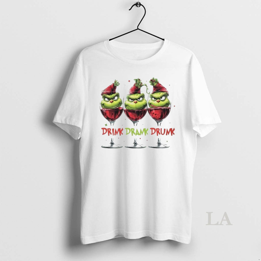 Original Grinch Drink Drank Drunk Christmas White