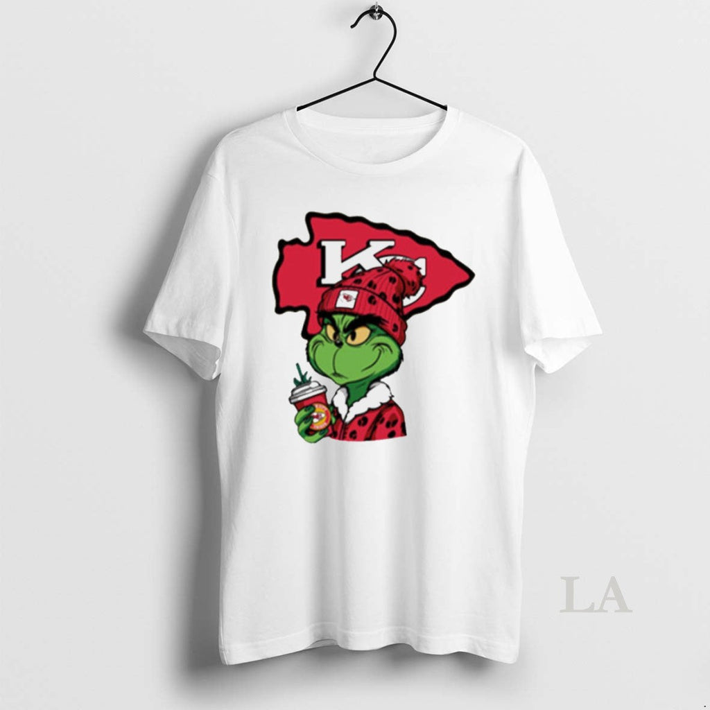Original Grinch Leopard Salvageable Kansas City Chiefs White