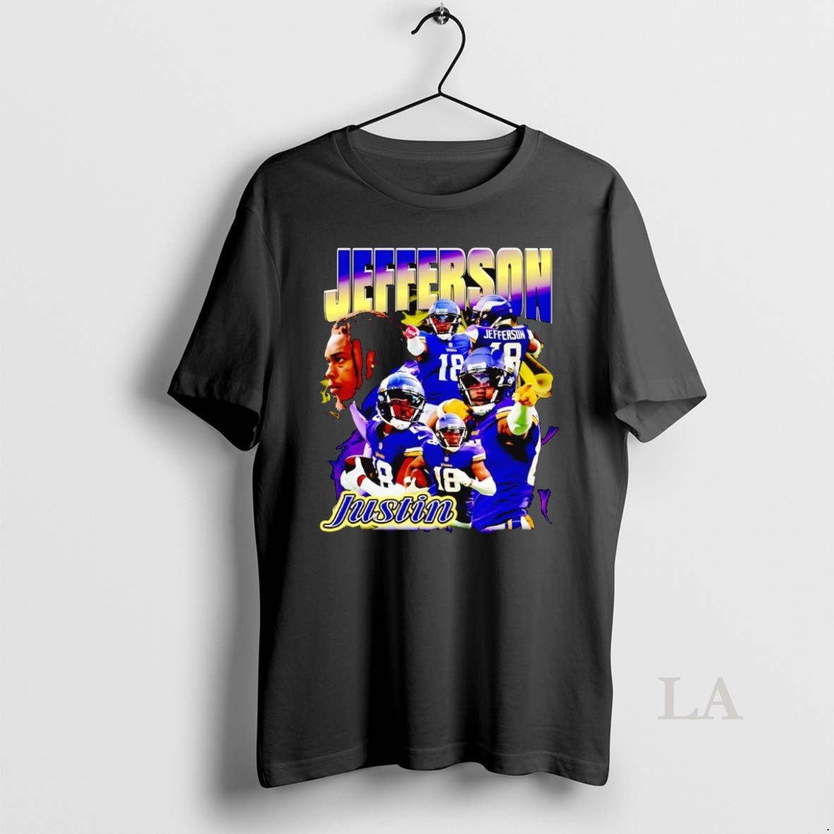 Original Jefferson Justin Graphic Collage Minnesota Vikings