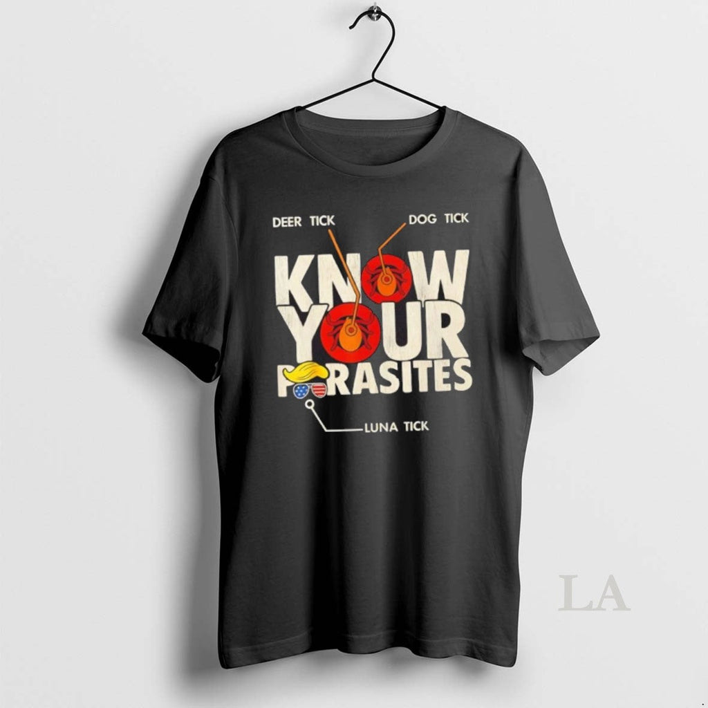 Original Know Your Parasites Anti Trump Meme Trump Parody Tick Resist