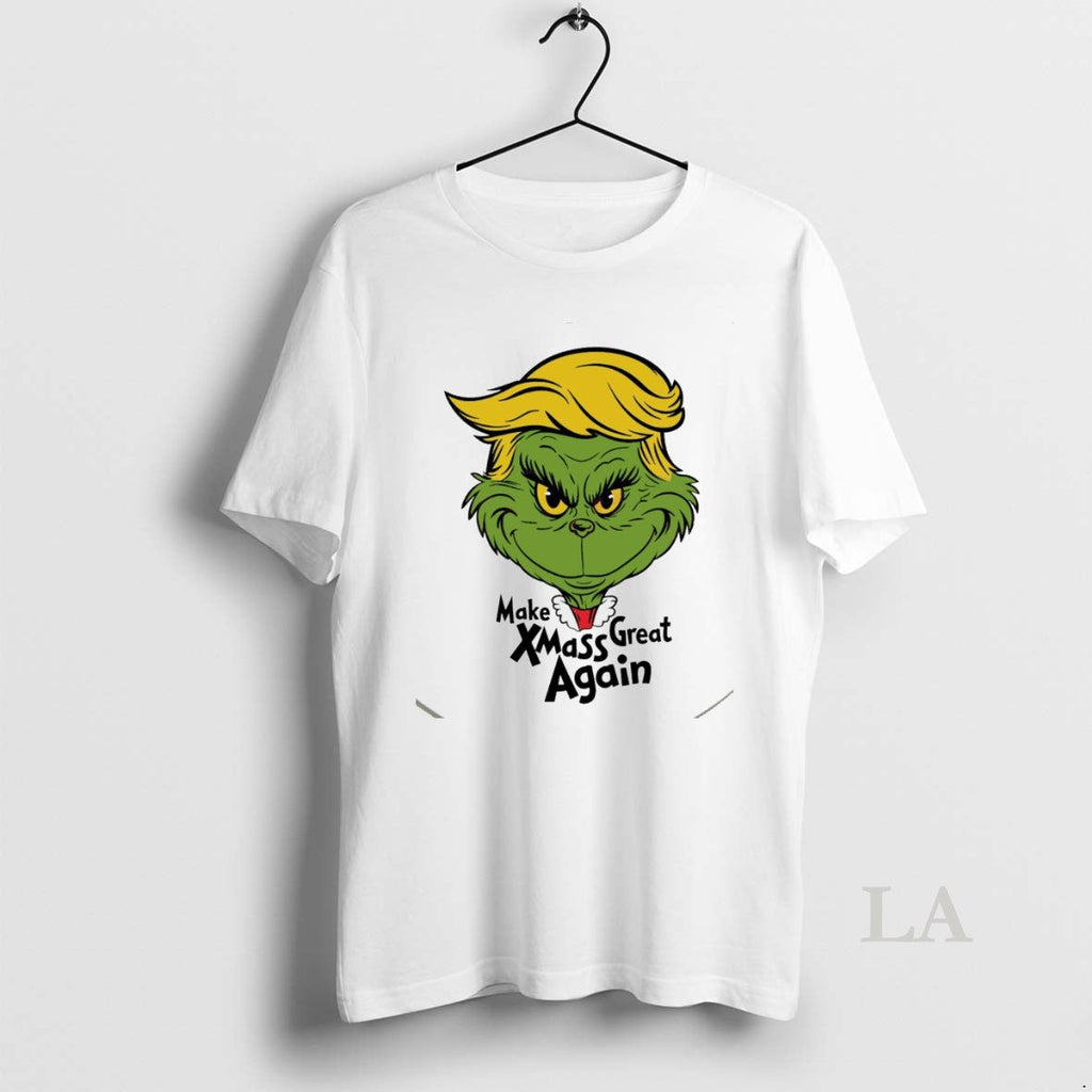Original Make Xmas Great Again Trump Grinch White