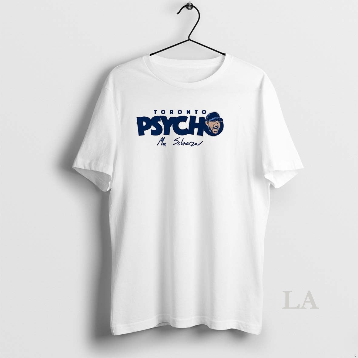 Original Max Scherzer Toronto Psycho Head Signature