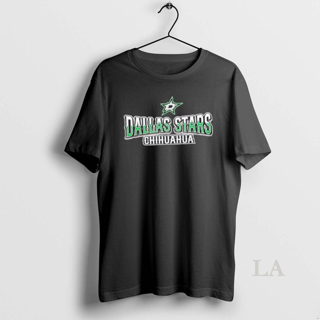 Original Nhl Dallas Stars Chihuahua Choose Violent Sided Tee (1)