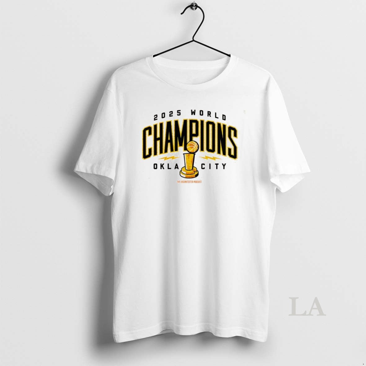 Original Okc Thunder Nba Champions 2025 Okla City Trophy