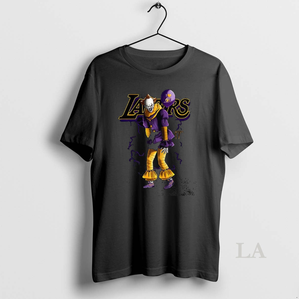Original Pennywise It Los Angeles Lakers Basketball Lakeshow Halloween