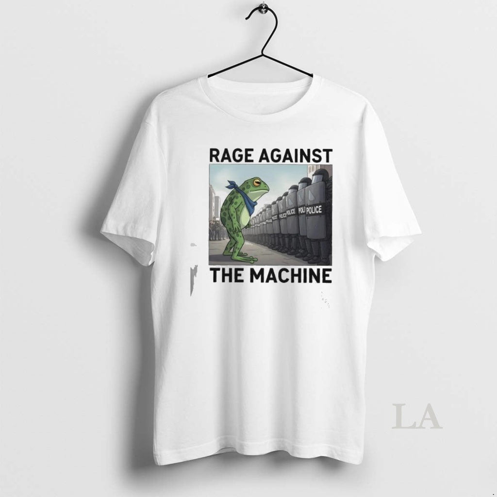 Original Portland Frog Protest Rage Against The Machine Inspired Political Activist Anti Fascism Graphic