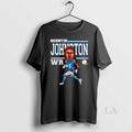 Original Quentin Johnston Cartoon Running Los Angeles Chargers