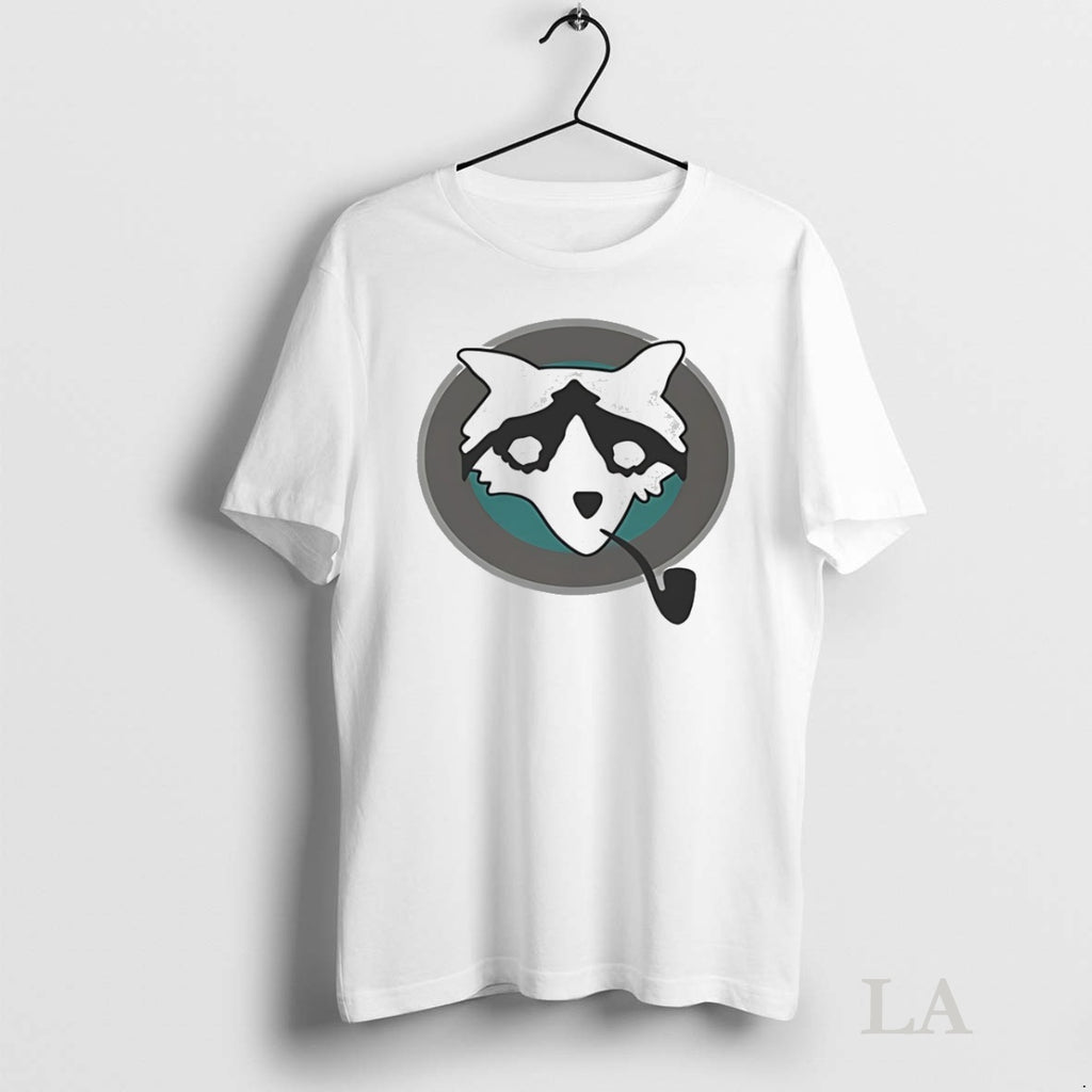 Original Raccoon With Pipe