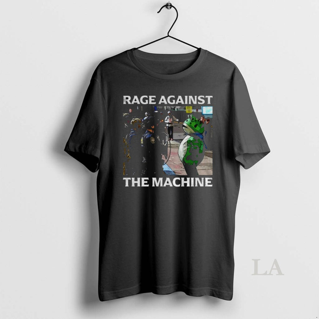 Original Rage Against The Machine Portland Frog Protest Meme