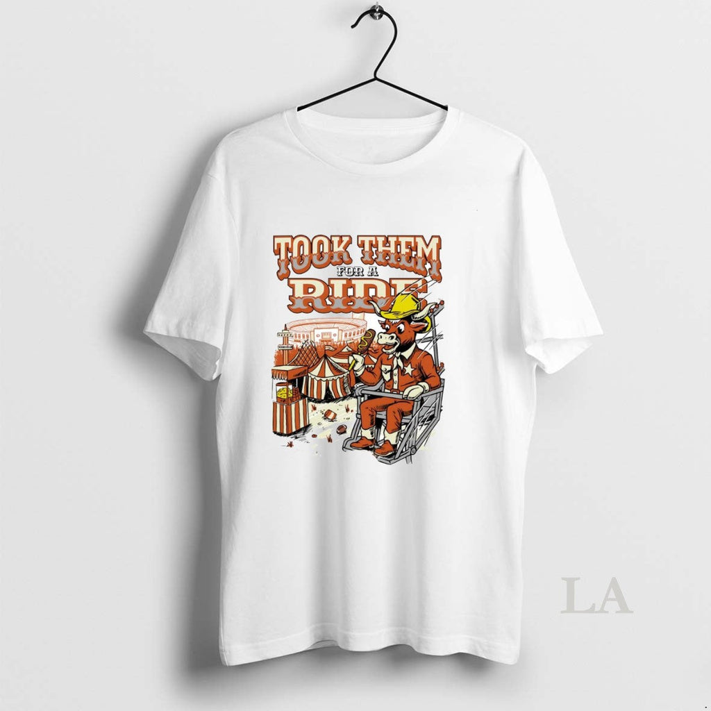 Original Texas Longhorns Took Them For A Ride Mascot