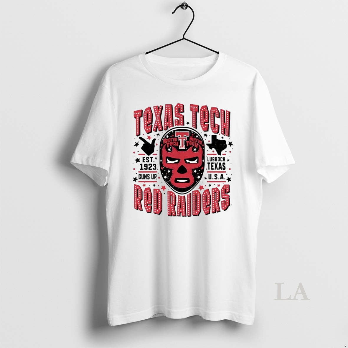 Original Texas Tech Red Raiders Luchador Est 1923 Guns Up