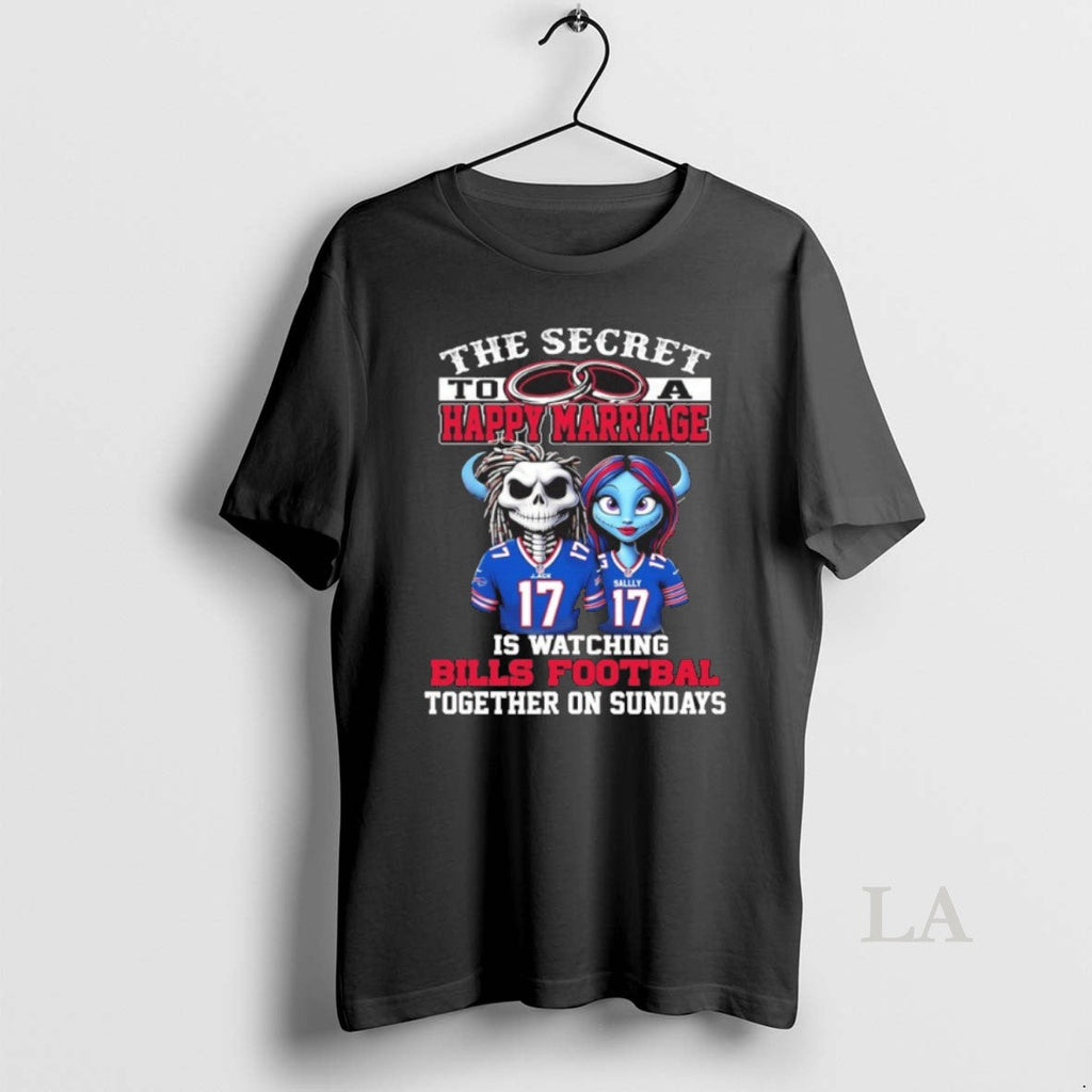 Original The Secret To A Happy Marriage Jack X Sally Is Watching Bills Football Together