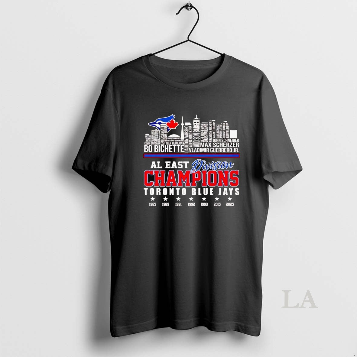 Original Toronto Blue Jays 2025 Al East Division Champions Players Names Skyline