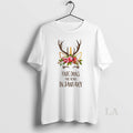 Original Unicorns Are Born In January Antler Flower White